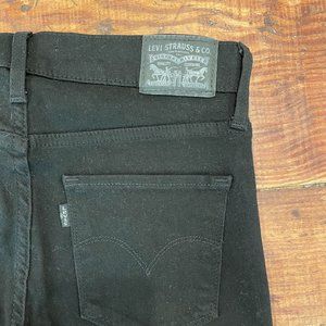 Levi's 720 High Rise Super Skinny Black Jeans